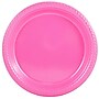 JAM Paper 7" Plastic Plates, Fuchsia Pink, 20/Pack (2255320680)~#|#~m002519837_sc7