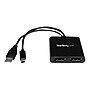 StarTech Mini DisplayPort to 2x DisplayPort Multi Stream Transport Hub, Black~#|#~m002534453_sc7