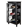 Winsome Poppy 47.24" 3-Shelf Bookcase, Black (20523)~#|#~m002680863_sc7