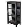 Winsome Poppy 47.24" 3-Shelf Bookcase, Black (20523)~#|#~m002680864_sc7