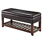 Winsome Monza Storage Bench with Cushion Seat, Espresso (94143)~#|#~m002680939_sc7