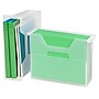 IRIS® Small Desktop Plastic File Box, Clear, 6 Pack (103400)~#|#~m002693561_sc7
