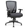 Lorell Swivel Mid Back Mesh Chair, Black (LLR85563)~#|#~m002746130_sc7