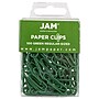 JAM Paper Small Paper Clips, Green, 3 Packs of 100 (2183752B)~#|#~m002765257_sc7
