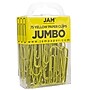 JAM Paper Jumbo Paper Clips, Yellow, 75/Pack (42182236)~#|#~m002765346_sc7