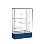Ghent Spirit 48"W x 72"H x 16"D Floor Case, Mirror Back, Satin Finish, Navy Base~#|#~m002839568_sc7