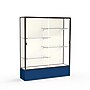 Ghent Spirit 60"W x 72"H x 16"D Floor Case, Plaque Back, Dk. Bronze Finish, Navy Base~#|#~m002839684_sc7