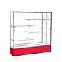 Ghent Spirit 72"W x 72"H x 16"D Floor Case, Mirror Back, Satin Finish, Red Base~#|#~m002839751_sc7
