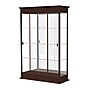 Ghent Varsity 48"W x 77"H x 18"D Lighted Floor Case, Sliding Doors, Mirror Back, Espresso Finish~#|#~m002839817_sc7