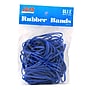 JAM Paper Colored Multi-Purpose #33 Rubber Bands, 3.5" x 0.125", Non-Latex, Blue, 100/Pack (333RBBU)~#|#~m002870154_sc7