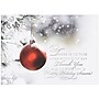 JAM Paper® Blank Christmas Cards Set, Thank You Ornament, 25/Pack (526M0496B)~#|#~m002870340_sc7