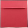 JAM Paper 7.5 x 7.5 Square Colored Invitation Envelopes, Red Recycled, Bulk 1000/Carton (02792291C)~#|#~m002934106_sc7