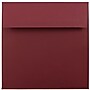 JAM Paper 6 x 6 Square Invitation Envelopes, Dark Red, Bulk 250/Box (31511296H)~#|#~m002934223_sc7