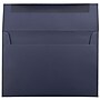 JAM Paper A7 Foil Lined Invitation Envelopes, 5.25 x 7.25, Black Linen with Silver Foil, 50/Pack (3243688I)~#|#~m002934261_sc7