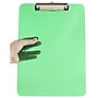 JAM Paper® Plastic Clipboards, Letter Size, 9 x 12 1/2, Green Clip Boards, 12/Pack (340926880A)~#|#~m002934561_sc7