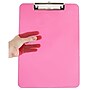 JAM Paper® Plastic Clipboards, Letter Size, 9 x 12 1/2, Fuchsia Pink Clip Boards, 12/Pack (340926883A)~#|#~m002934563_sc7