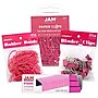 JAM Paper® Desk Supply Assortment, Pink, 1 Rubber Bands, 1 Small Binder Clips, 1 Staples & 1 Small Paper Clips (3345PIASRTD)~#|#~m002946894_sc7
