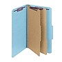 Smead Pressboard Classification Folder, Legal Size, 2 Dividers, Blue, 10/Pack  (19030)~#|#~m003029806_sc7