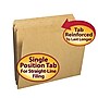 Smead File Folders, Reinforced Straight-Cut Tab, Letter Size, Kraft, 100/Box  (10710)~#|#~m003031178_sc7