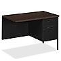 HON Metro Classic Right Return, 42" x 24" x 29.5", Mocha/Black (HONP3235RMOP)~#|#~m003170233_sc7