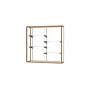 Ghent Champion 48"W x 48"H x 16"D Wall Case, White Back, Champagne Finish~#|#~m003187561_sc7