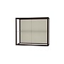 Ghent Champion 36"W x 30"H x 14"D Wall Case, Plaque Back, Dk. Bronze Finish~#|#~m003187578_sc7
