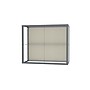 Ghent Champion 36"W x 30"H x 14"D Wall Case, Plaque Back, Satin Finish~#|#~m003187580_sc7