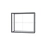 Ghent Champion 36"W x 30"H x 14"D Wall Case, White Back, Satin Finish~#|#~m003187583_sc7
