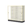 Ghent Colossus 72"W x 66"H x 20"D Floor Case, Plaque Back, Champagne Finish~#|#~m003187591_sc7