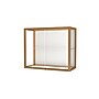 Ghent Heirloom 36"W x 30"H x 14"D Wall or Top Case, White Back, Honey Maple Finish~#|#~m003188065_sc7