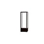 Ghent Keepsake 24"W x 72"H x 24"D Floor Case, Clear Back, Dk. Bronze Finish, Walnut Vinyl Base~#|#~m003188123_sc7