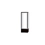 Ghent Keepsake 24"W x 72"H x 24"D Floor Case, Clear Back, Satin Finish, Walnut Vinyl Base~#|#~m003188127_sc7