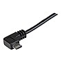 StarTech 3' Right Angle Micro-USB 2.0 to USB A Charge-and-Sync Cable, Male to Male, Black (USBAUB1MRA)~#|#~m003329926_sc7