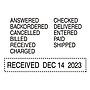 QwikMark 11-Message Dial-A-Phrase Daters (USST2754)~#|#~m003365541_sc7