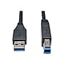 Tripp Lite® SuperSpeed 15' M/M USB 3.0 A/B Device Cable, Black~#|#~m003410642_sc7