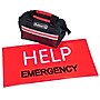 Stalwart  Emergency Roadside Kit with Travel Bag, Red, 55 Pieces (75-EMG1053)~#|#~m003446977_sc7