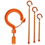 Ergodyne® Squids® Tie Hook With Large Locking Hook Attachment, 44 lbs., Medium, 6/Pack~#|#~m003447913_sc7