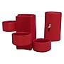 Bey-Berk Leather 3 Level Jewelry Roll, Red (BB607)~#|#~m003448661_sc7