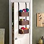 SEI 38 1/4" x 12" x 8 1/4" Over The Door 3 Tier Basket Storage, Black/Espresso~#|#~m003449811_sc7