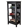 Winsome Poppy 47.24" 3-Shelf Bookcase, Black (20523)~#|#~m003475642_sc7