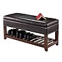 Winsome Monza Storage Bench with Cushion Seat, Espresso (94143)~#|#~m003475699_sc7