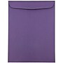 JAM Paper 9" x 12"" Open End Catalog Envelopes, Dark Purple, 10/Pack (51287430D)~#|#~m003550697_sc7