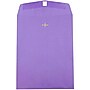 JAM Paper Open End Clasp Catalog Envelope, 9" x 12", Violet, 100/Box (900906767)~#|#~m003550703_sc7