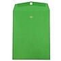JAM Paper Open End Clasp #13 Catalog Envelope, 10" x 13", Green, 100/Box (87519)~#|#~m003551740_sc7