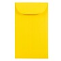 JAM Paper #6 Coin Business Colored Envelopes, 3.375 x 6, Yellow Recycled, 100/Pack (356730557B)~#|#~m003562845_sc7