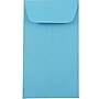JAM Paper #6 Coin Business Colored Envelopes, 3.375 x 6, Blue Recycled, Bulk 1000/Carton (356730559C)~#|#~m003562857_sc7