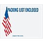 Staples Packing List Envelope, 7" x 5 1/2" - U.S.A. Flag Panel Face, "Packing List Enclosed", 1000/Case~#|#~m003578480_sc7