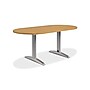 HON Preside 72"W Racetrack Conference Table, T-Leg, Harvest (HONTLA7236TLNCT)~#|#~m003580005_sc7