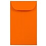 JAM Paper #3 Coin Business Colored Envelopes, 2.5 x 4.25, Orange Recycled, 25/Pack (356730538)~#|#~m003750592_sc7