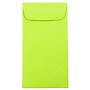 JAM Paper® #7 Coin Business Colored Envelopes, 3.5 x 6.5, Ultra Lime Green, 50/Pack (1526752I)~#|#~m003750598_sc7